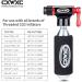 CO2 Inflator Kit with 4 x16g Cartridges - Presta & Schrader Valve Compatible - Bike Pump for Road and Mountain Bikes - Buy Online on GoSupps.com