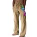 Men's pants 54 made of cotton and linen-printed lace pocket lace-gross pants pants men pants Men's style training pants men 3/4 long cotton summer pants men long cotton with rubber tunneling A1-khaki l
