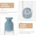 FRCOLOR Travel Shampoo Bottles - 3pcs Portable Lotion Press-Type Cosmetic Bottles for Travel - Buy Online on GoSupps.com