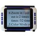 Portable Digital Magnifier Portable Video Magnifier 2x-32x Zoom 3.5" Electronic Reading Aid with Foldable Handle Freeze Multiple Color for Elderly in Reading Writing
