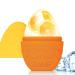 Joyeee Ice Roller Facial ice scooter eye ice massage facial treatment beauty skin care shrinks pores anti-folds reduced swelling improves the skin elasticity egg-shaped orange #2 orange
