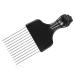 Afro Pick Comb Metal Pick Comb Plastic Afro Pick Hair Comb Wide Tooth Hair Pick Comb Metal Hair Coloring Comb Wig Braid Comb Hairdressing Styling Tool for Curly Hair Style Black (Funny Style) Black 1 Count (Pack of 1)