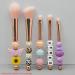 5 Pieces Makeup Brushes with Beads DIY Makeup Cosmetic Brush Set Kit Bead Brush Set for DIY - Buy Online on GoSupps.com