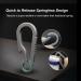 Green Beret Tactical Titanium Carabiner Keychain Clip Minimalist Keychain Key Clip EDC Quick Release Hooks TKC02B - Buy Online on GoSupps.com