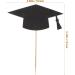 TENDYCOCO 25PCS 2023 Graduation Cupcake Toppers - Diploma Cap Picks for Graduation Decorations - 13.1x10.4cm - Buy Online on GoSupps.com
