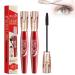 Yanquina Super Long Mascara Yanquina Mascara Yanquina 4d Mascara 4D Waterproof And Sweat Super Long Luxurious Mascara Lash Extension Mascara. (2PC one size) 2pc 1 ml (Pack of 1)
