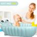 Inflatable Baby Bathtub  Portable Infant Baby Bath Tub Toddler Tub Non Slip Travel Bathtub with Air Pump  Green - Buy Online on GoSupps.com