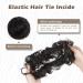 BARSDAR 100% Human Hair Scrunchie in 1B#-Black - Curly Messy Bun Hairpiece for Women & Kids - Updo Chignons - 5.1 inch - Buy Online on GoSupps.com