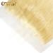 QTHAIR 12A Russian Blonde #613 Transparent Lace Frontal - Body Wave Honey Blonde Straight Frontal 10 inch 130% Density - Pre Plucked Natural Hairline for Black Women - Buy Online on GoSupps.com