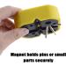 Boosteady Universal Magnetic Gun Bench Block - Slip-Resistant Non-Damaging Pistol Bench Block for Secure Firearm Maintenance - Buy Online on GoSupps.com