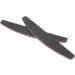 Panysilioer 50 Pieces 100/180 Grit Nail Art Files Double Sided Comb Curved Shape Nail Files Sanding Half Moon Nail File for Salon - Buy Online on GoSupps.com