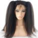 Premium Long Kinky Lace Front Wigs for Black Women | 26 Inch Curly Bob Pre-Plucked 130% Density Natural Look - Buy Online on GoSupps.com