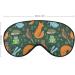 Cute Forest Animals Sleep Mask - Adjustable Strap Eye Cover for Sleeping and Travel - Blocks Light for Men and Women - Buy Online on GoSupps.com