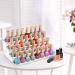 Wakects Nail Polish Organizer - 4 Tiers Transparent Makeup Rack Display | International Shipping Available - Buy Online on GoSupps.com
