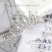 Jovono Wedding Rhinestone Tiara Crown - Silver Crystal Headband Accessories for Women & Girls | Elegant Bridal Jewelry - Buy Online on GoSupps.com