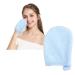Beaupretty cleaning pads make-up Powder-quaste microfiber-face cleaning Reusable facial pads Face cleaning cloth for the skin 3 (blue) microfiber gloves size 1 blue