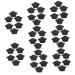 FRCOLOR 24 Pairs Cuttable Half Size Stickers Invisible Heel Sticker Insoles for Heels Heel Cushions for Womens Shoes Heel Grips for Women Shoes Heel Cloth Women's Supplies Thicken