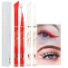Kaely 2Pcs Red White Liquid Wing Eyeliner Stamp Eye Pencil Makeup Sets Waterproof Colored Color Eye Liners Stamps Shapes delineador de ojos contra el agua delineadores de colores para ojos 2&10 2 Count (Pack of 1) White ...