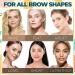 Brosep Eyebrow Pencil Template Set | Waterproof Brow Stamp & Define Tool for Beginners Perfect Eyebrows Made Easy - Buy Online on GoSupps.com