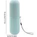 Travel Toothbrush Case - Dust-Tight Multi-Functional Container for Trips - Blue - Buy Online on GoSupps.com