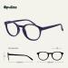 Opulize Zen Reading Glasses - Small Round Frame Spring Hinges Scratch-Resistant Purple for Men | +2.00 Diopters - Buy Online on GoSupps.com