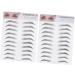FOMIYES 4 Pcs 3d Eyebrow Stickers Water Proof Stickers Waterproof Sticker False Eyebrows Man Patch Cosmetic - Buy Online on GoSupps.com