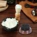 Boar Bristle Beard Brush with Wooden Handle | Round Beard Brush for Men | Dark Brown - Buy Online on GoSupps.com