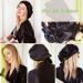 LILYSILK 100% Mulberry Silk Bonnet | Adjustable 19 Momme Silk Night Sleep Cap in Black - Buy Online on GoSupps.com
