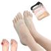 Orthoes Bunion Relief Socks Toe Separator Socks Sock Align Toe Socks for Bunion Bunion Corrector for Women No Show Toe Socks 5 pair