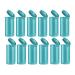 Multi-Use Airtight Empty Pill Bottles with Hinged Lids 13 Dram Plastic Bottle Organizer for Supplements Vitamins & Medicines 12 Pack (Aqua Opaque)