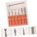Healeved 1set Grinding Head Set Cleaning Tools Nail Polish Remover Power Tool Rotary Tool Bits Nail Art Tools Nail Grinding Bits Nail Building Gel Nail Gel File Tungsten Steel Manicure - Buy Online on GoSupps.com
