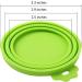 Universal Silicon Can Lid for Dog Food 2 Pack with Stainless Steel Spoon - Blue/Green - Buy Online on GoSupps.com