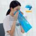 10-Pack Blue Disposable Vomit Bags 1000ml - High Density Barf Bags for Morning Sickness, Kids, Pregnant Women - Ideal for Airsickness - Snap Closure - Buy Online on GoSupps.com