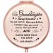 onederful Granddaughter Gifts Travel Compact Pocket Mirror for Granddaughter from Grandpa  Christmas Birthday Graduate Gifts Ideas for Granddaughter-to My Granddaughter Always Remember (Rose Gold)