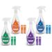 JAWS Cleaners Home Cleaning Kit Multi-Surface Kitchen Glass Shower and Hardwood Floor 2 Refill Pods Included. Refillable Cleaning Supplies.