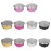 Beaupretty 10st bowl to melt wax melting pots grow beauty wax stuff wax shell to hair removal mini tool fittings tool small wax round aluminum foil