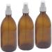 3 250 ml brown glass bottle with atomizer Kosmetex glass spray bottle narrow neck bottle 3 250 ml