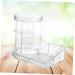 Angoily Acrylic Brush Holder Acrylic Makeup Rack Storage Box To Rotate Display Stand Cosmetic - Buy Online on GoSupps.com