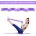 DEHUB Elastic Yoga Stretching Strap - Multi-Loop for Physical Therapy, Pilates, Yoga, Dance & Gymnastics - Purple - Buy Online on GoSupps.com