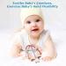 Eoopoon Baby Teether Toy for Babies 3 Months+ | Silicone Teething Rattle Toy for Sore Gums | Chew & Suck Needs | BPA Free | Navajo White - Buy Online on GoSupps.com