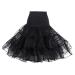 Genetic women tulle skirt 50s rockabilly petticoat tutu underRock dance skirt tt short rock ballet cosplay festive carnival costume pink tt tllrock ladies blue red carnival costumes women black xl
