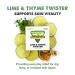 All Natural Premium Quality Bar Soap - Lime & Thyme Twister 5 oz | Nurturing Nature & Nourishing Lives - Shop Internationally - Buy Online on GoSupps.com