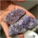 Beautiful 1PC Natural Amethyst Cluster Crystal Electroplating Titanium Quartz Cluster Stone Natural Quartz Crystal Room Decoration Stone Mineral Specimen (Size : 150-200g) - Buy Online on GoSupps.com