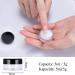 DOITOOL 120 Pcs Rainbow Key Chain Jars Makeup Samples Baby Diaper Bag Cosmetic Storage Jar Cream Box Round 3*3*1.6cmx2pcs Blackx2pcs - Buy Online on GoSupps.com