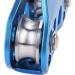 Alomejor Climbing Pulley 30KN | Outdoor Double Axle Heart-shaped Tandem Pulley Cart (Blue) - Ideal for Rock Climbing & Rope Work - Buy Online on GoSupps.com