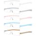 VEVESMUNDO Rimless Reading Glasses Set for Men & Women - 5 Piece Mini Visual Aid Without Frame 2.0x Magnification - Stylish & Lightweight Reading Glasses - Buy Online on GoSupps.com