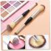 FRCOLOR 6 Pcs Dual Ended Powder Brush Set Blusher Concealer & Makeup Applicator Tools for Women | Aluminum Tube Brushes - Buy Online on GoSupps.com