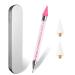 Sularpek Strass Picker Point Anhyzic Pent Dual Ended Gemsteine Nailpunk Abbey Dotting Pen Nail Art Tools Decoration Tool For Nail Gems Stones DIY Nail Art Hands (Rosa)