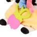 Cartoon Cow Baby Teether Doll - Soft & Safe Teething Toy for Early Education - Buy Online on GoSupps.com