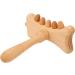 Wood Roller Massager - Manual Gua Sha Tool for Acupuncture Cellulite & Lymph Drainage Therapy - Effective Fascia & Neck/Back Massage Device - Buy Online on GoSupps.com